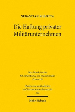 Die Haftung privater Militärunternehmen (eBook, PDF) - Sobotta, Sebastian