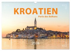Kroatien Perle des Balkans (Wandkalender 2024 DIN A3 quer), CALVENDO Monatskalender - Weigt, Mario