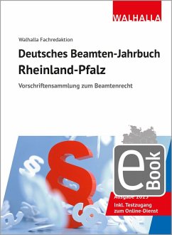 Deutsches Beamten-Jahrbuch Rheinland-Pfalz 2023 (eBook, PDF) - Walhalla Fachredaktion