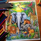 Colorful Creatures - A Kid's Coloring Adventure with Animals (eBook, ePUB)