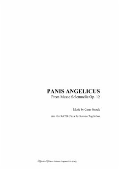 FRANCK - PANIS ANGELICUS - For SATB Choir and Organ (eBook, PDF) - Tagliabue, Renato