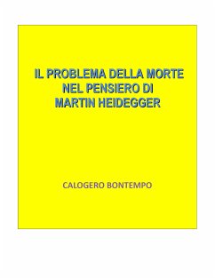 Il problema della morte nel pensiero di Martin Heidegger (eBook, PDF) - Bontempo, Calogero