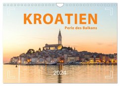 Kroatien Perle des Balkans (Wandkalender 2024 DIN A4 quer), CALVENDO Monatskalender - Weigt, Mario