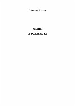 Lingua e pubblicità (eBook, ePUB) - Leone, Carmen