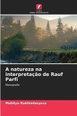 A natureza na interpretação de Rauf Parfi