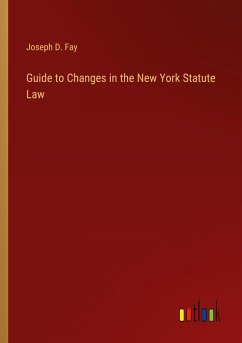 Guide to Changes in the New York Statute Law