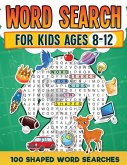 Word Search For Kids Ages 8-12   100 Fun Shaped Word Search Puzzles   Childrens Activity Book   Advanced Level Puzzles   Search and Find to Improve Vocabulary and Spelling Skills  Large Print