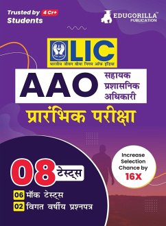 LIC AAO Assistant Administrative Officer Prelims Exam 2023 (Hindi Edition) - 6 Full Length Mock Tests and 2 Previous Year Papers with Free Access to Online Tests - Edugorilla Prep Experts