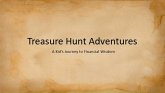 Treasure Hunt: A Kids Journey To Financial Wisdom (eBook, ePUB)