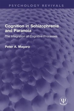 Cover Cognition in Schizophrenia and Paranoia (eBook, ePUB)