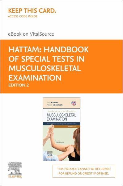 Handbook of Special Tests in Musculoskeletal Examination E-Book (eBook, ePUB)