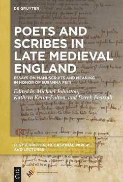 Poets and Scribes in Late Medieval England Cover Poets and Scribes in Late Medieval England