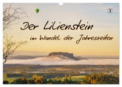 Der Lilienstein im Wandel der Jahreszeiten (Wandkalender 2024 DIN A3 quer), CALVENDO Monatskalender - Jentzsch, Norbert