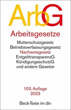 Cover Arbeitsgesetze