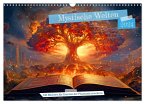 Mystische Welten - Mit Büchern die Grenzen der Phantasie erweitern (Wandkalender 2024 DIN A3 quer), CALVENDO Monatskalender