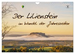 Der Lilienstein im Wandel der Jahreszeiten (Wandkalender 2024 DIN A4 quer), CALVENDO Monatskalender - Jentzsch, Norbert