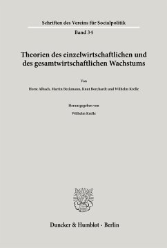 Theorien des einzelwirtschaftlichen und des gesamtwirtschaftlichen Wachstums.