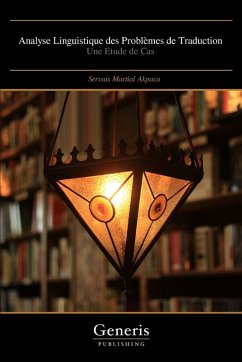 Cover Analyse Linguistique des Problèmes de Traduction
