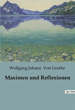 Maximen und Reflexionen - Goethe, Wolfgang Johann von