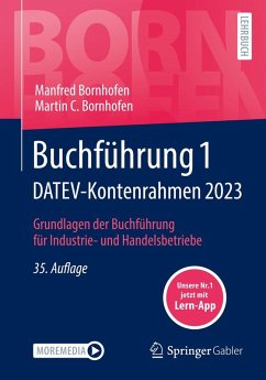 Buchführung 1 DATEV-Kontenrahmen 2023 (eBook, PDF) - Bornhofen, Manfred; Bornhofen, Martin C.