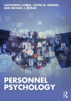 Personnel Psychology (eBook, PDF) - Luong, Alexandra; Sprung, Justin M.; Zickar, Michael J.