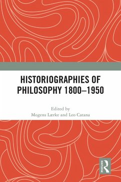 Cover Historiographies of Philosophy 1800-1950 (eBook, PDF)