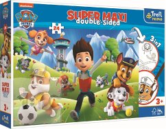 Primo Super Maxi Puzzle 24 Teile und Malvorlage PAW Patrol