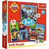 3 in 1 Puzzle Feuerwehrmann Sam - Bild 1