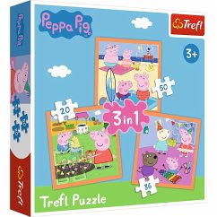 3 in 1 Puzzle Peppa Pig