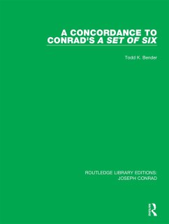 A Concordance to Conrad's A Set of Six (eBook, ePUB) - Bender, Todd K.