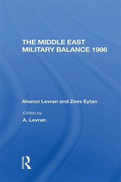 Cover The Middle East Military Balance 1986 (eBook, ePUB)