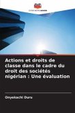 Actions et droits de classe dans le cadre du droit des sociétés nigérian : Une évaluation