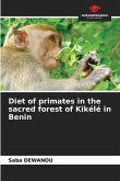 Diet of primates in the sacred forest of Kikélé in Benin