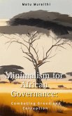 Minimalism for African Governance (eBook, ePUB)