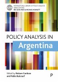 Policy Analysis in Argentina (eBook, ePUB)