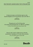 Untersuchungen zu Anforderungen an die Dauerhaftigkeit von R4-Produkten nach EN 1504-3 (eBook, PDF)