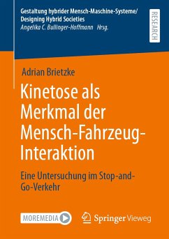 Kinetose als Merkmal der Mensch-Fahrzeug-Interaktion (eBook, PDF) - Brietzke, Adrian