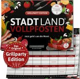 Denkriesen - Stadt Land Vollpfosten® Grillparty Edition - "Jetzt geht's um die Wurst." (Kinderspiel)