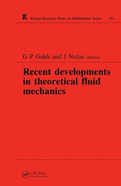 Recent Developments in Theoretical Fluid Mechanics (eBook, ePUB) - Galdi, G P; Necas, J.