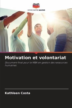 Motivation et volontariat - Costa, Kathleen