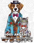 Dogs and Cats Mandala Coloring Book