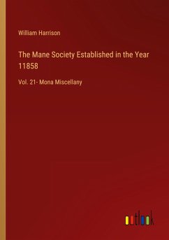 The Mane Society Established in the Year 11858 - Harrison, William