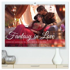 Fantasy in Love (hochwertiger Premium Wandkalender 2024 DIN A2 quer), Kunstdruck in Hochglanz