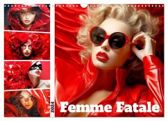 Femme Fatale. Portraits. Starke und schöne Frauen (Wandkalender 2024 DIN A3 quer), CALVENDO Monatskalender