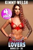 Anal Lovers 4-Pack : Books 33 - 36 (Anal Sex Erotica First Time Anal Erotica Collection) (eBook, ePUB)