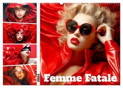 Femme Fatale. Portraits. Starke und schöne Frauen (Wandkalender 2024 DIN A2 quer), CALVENDO Monatskalender - Hurley, Rose