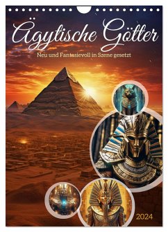 Ägytische Götter (Wandkalender 2024 DIN A4 hoch), CALVENDO Monatskalender
