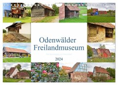 Odenwälder Freilandmuseum - Ein Spaziergang in Gottersdorf (Wandkalender 2024 DIN A4 quer), CALVENDO Monatskalender - Meisenzahl, Jessica