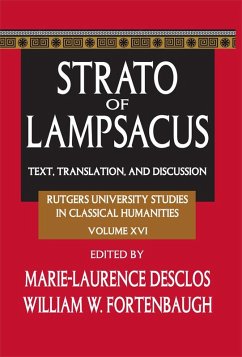 Cover Strato of Lampsacus (eBook, ePUB)