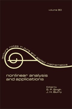 nonlinear analysis and applications (eBook, ePUB) - Singh, S. P.; Burry, J. H.